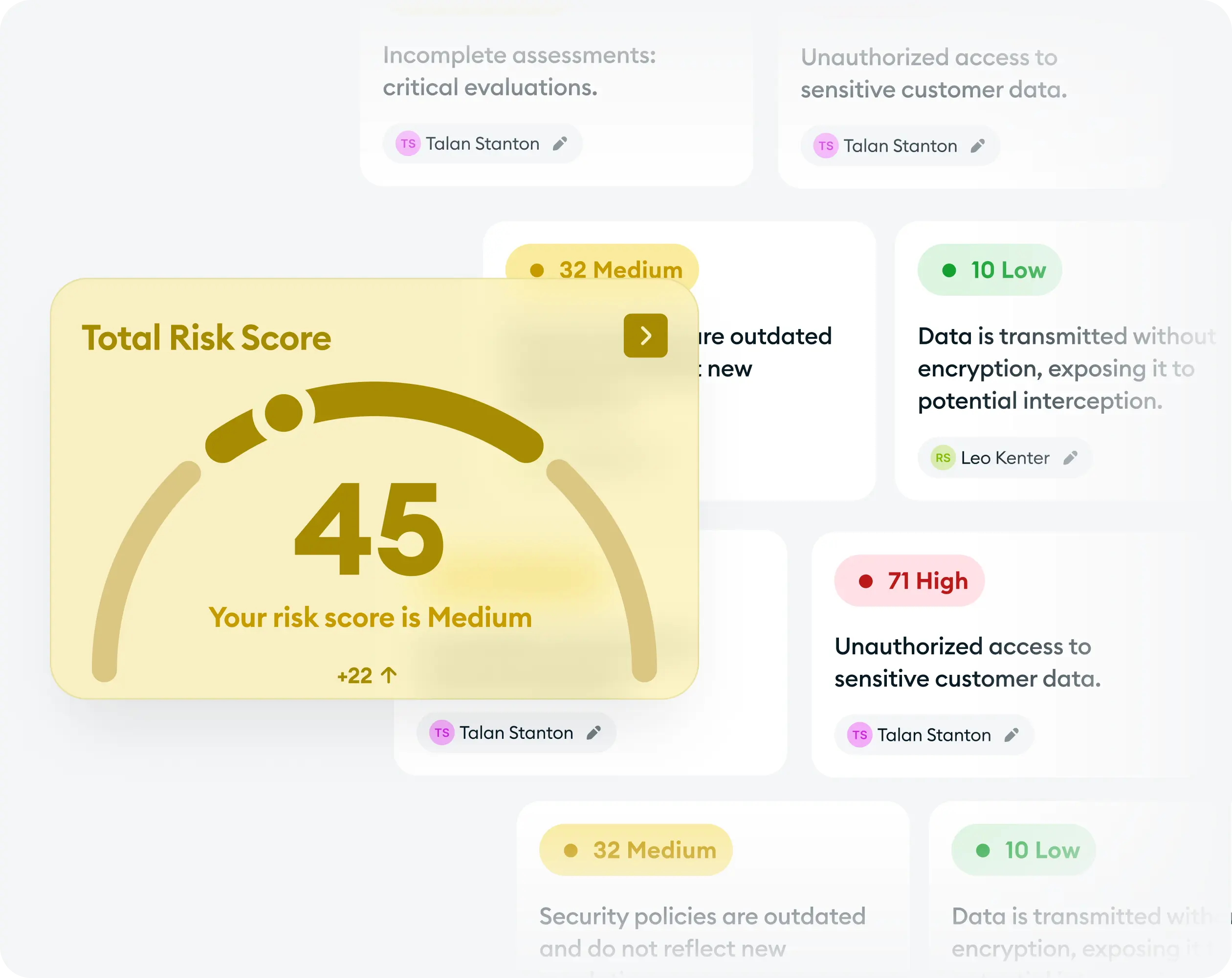 Comprehensive risk visibility from system to cell level