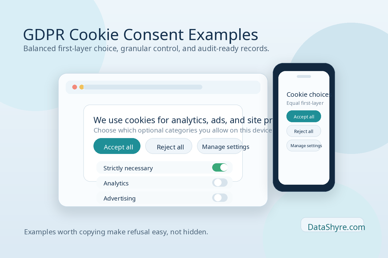 GDPR Cookie Consent Examples: 8 Patterns That Still Work in 2026