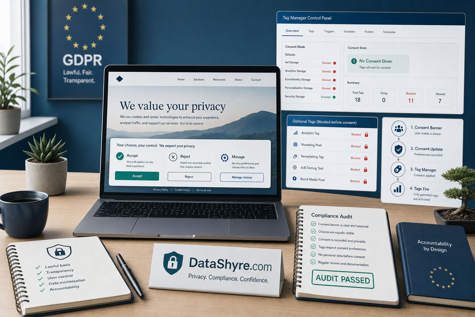 GDPR Cookie Consent Google Tag Manager in 2026: 7 Checks Before Tags Fire