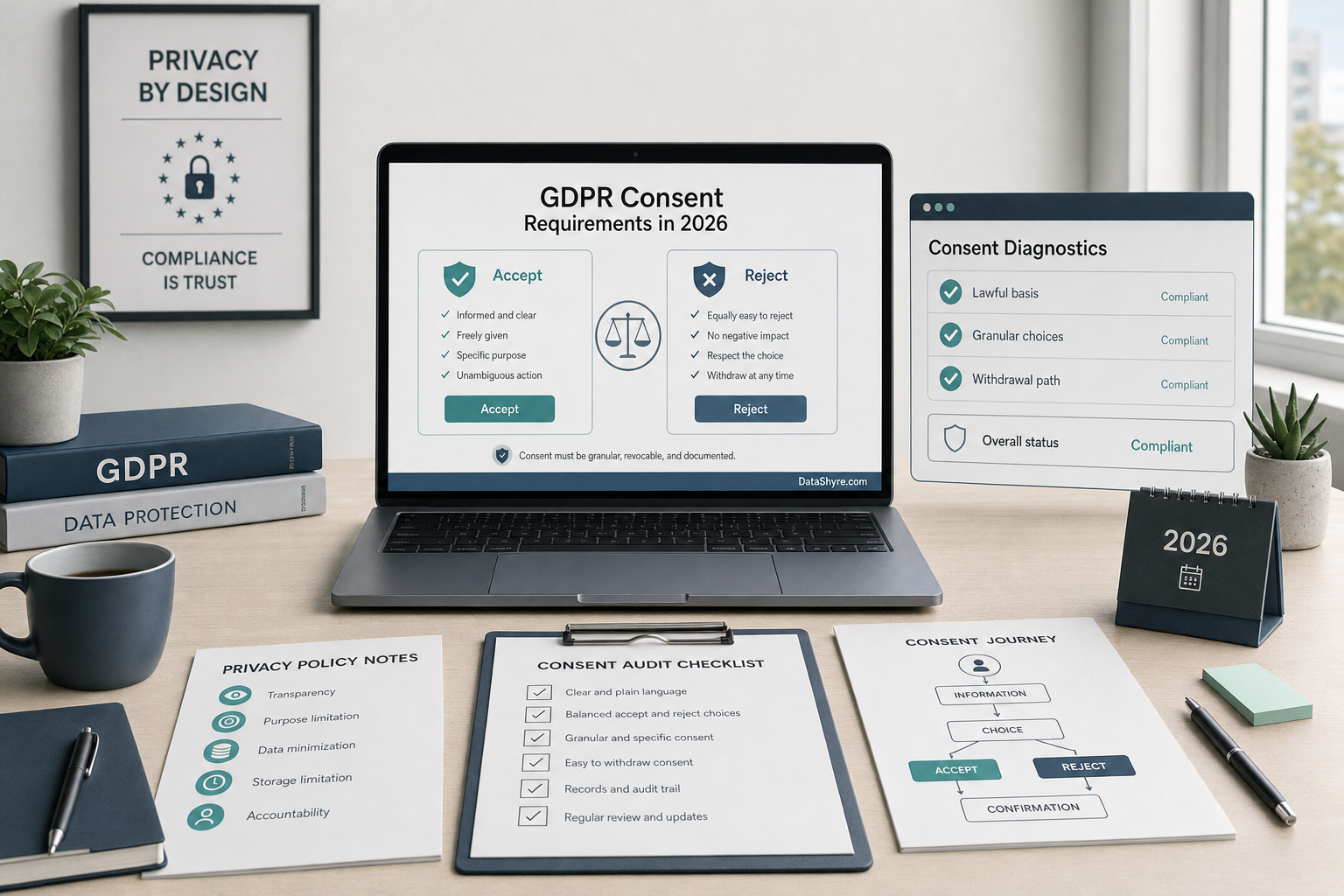 GDPR Consent Requirements in 2026: 7 Checks Before You Rely on Consent
