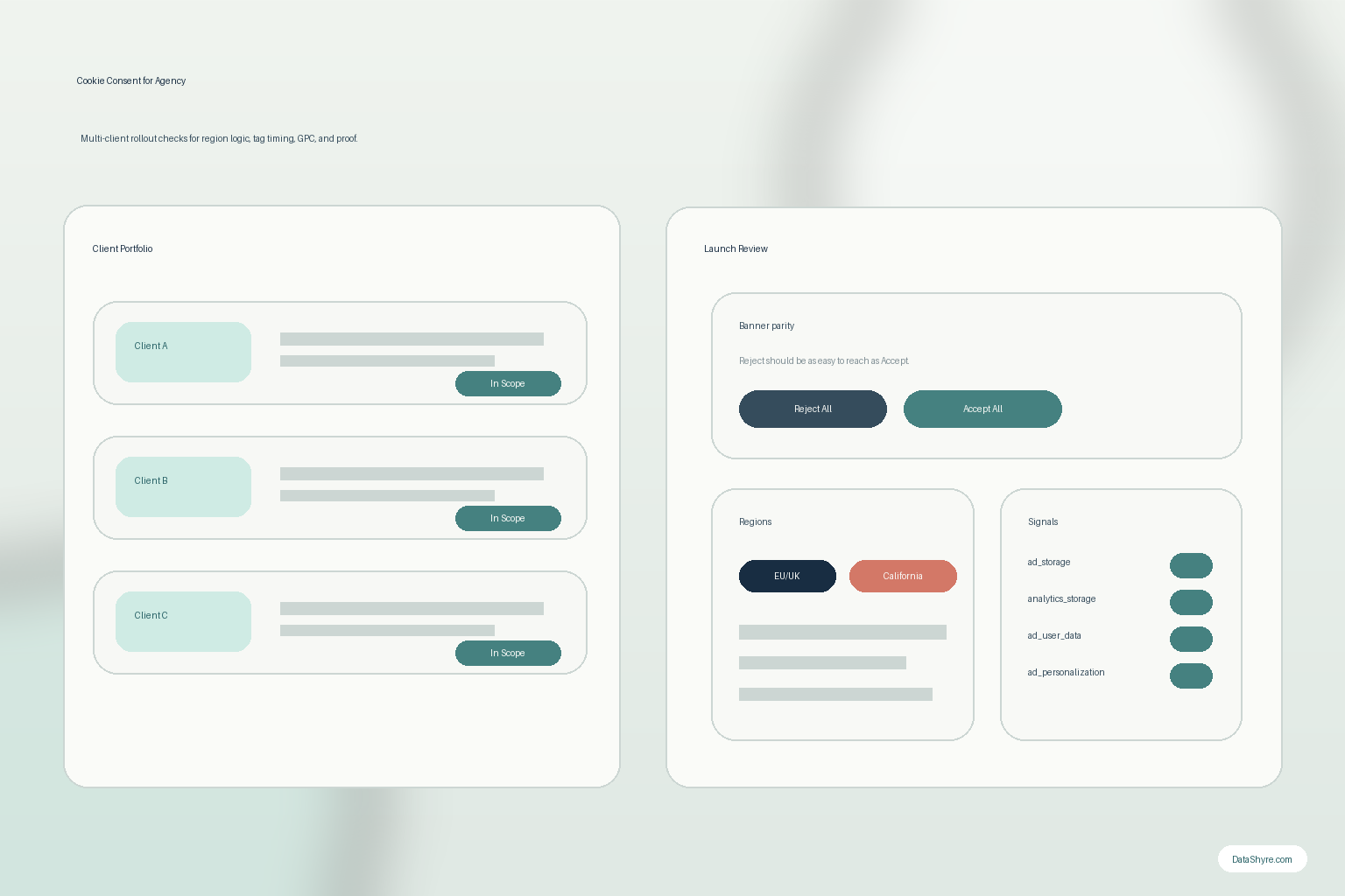 Cookie Consent for Agency in 2026: 7 Client Checks Before You Deploy