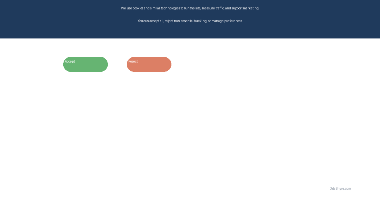 DataShyre.com Cookie Consent Banner